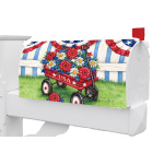 Patriotic Wagon Mailbox Cover | Mailbox Covers | Mailbox Wraps