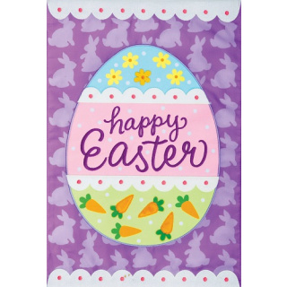 Patterned Easter Egg Flag | Applique Flags | Easter Flags