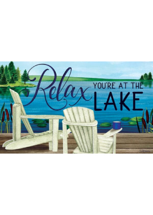 Relax Lake Doormat | Decorative Doormats | MatMates | Door Mats