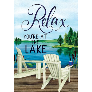 Relax Lake Flag | Summer Flags | Two Sided Flags | Cool Flags