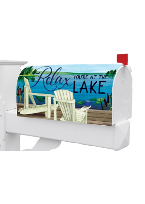 Relax Lake Mailbox Cover | Mailbox Covers | Mailbox Wraps