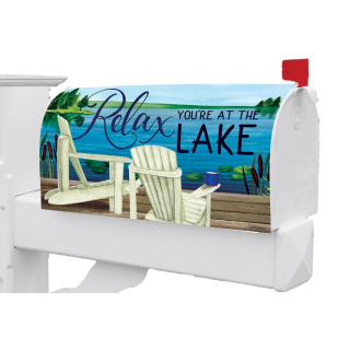 Relax Lake Mailbox Cover | Mailbox Covers | Mailbox Wraps