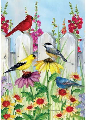 Songbird Fence Flag | Spring Flags | Bird Flags | Summer Flags