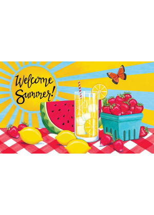 Sunny Watermelon Doormat | Decorative Doormats | MatMates