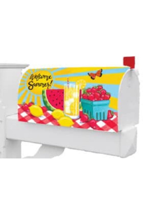 Sunny Watermelon Mailbox Cover | Mailbox Covers | Mailbox Wrap