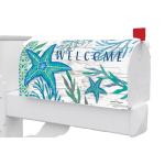 Teal Starfish Mailbox Cover | Mailbox Covers | Mailbox Wraps