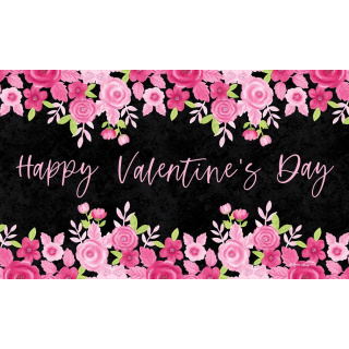 Valentines Floral Doormat | Decorative Doormats | Door Mats