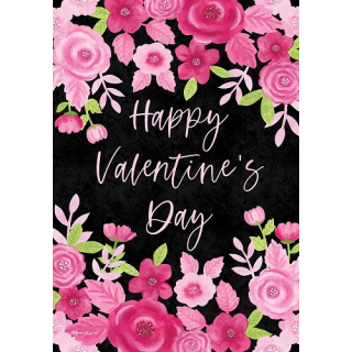 Valentines Floral Flag | Valentine Flag | Decorative Flag | Cool Flag