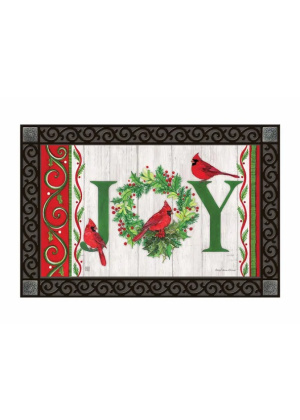 Cardinal Joy Doormat | MatMates | Decorative Doormats | Doormat