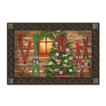 Christmas at the Cabin Doormat | MatMates | Decorative Doormats