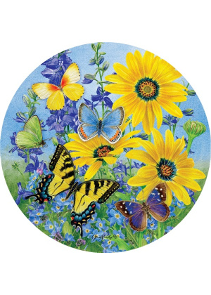 Blue and Yellow Butterflies Stepping Stone | Stepping Stone | Paver