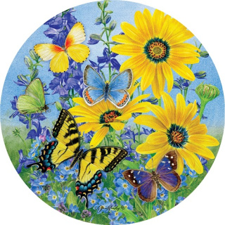 Blue and Yellow Butterflies Stepping Stone | Stepping Stone | Paver