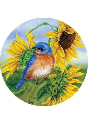 Bluebird Sunflowers Suncatcher | Suncatchers | Sun Catchers