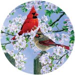 Cardinal Couple Suncatcher | Suncatchers | Sun Catchers