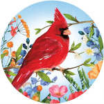 Cardinal Wildflowers Suncatcher | Suncatchers | Sun Catchers