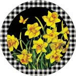 Daffodil Check Stepping Stone | Stepping Stones | Pavers