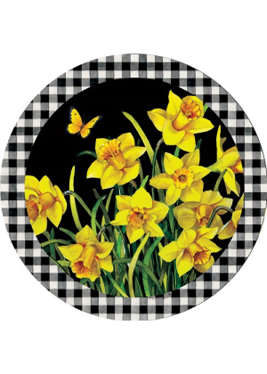 Daffodil Check Stepping Stone | Stepping Stones | Pavers