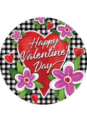 Gingham Valentine Suncatcher | Suncatchers | Sun Catchers