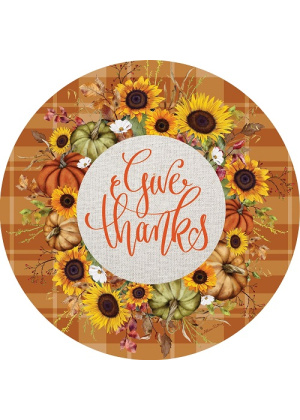 Give Thanks Wreath Stepping Stone | Stepping Stones | Pavers