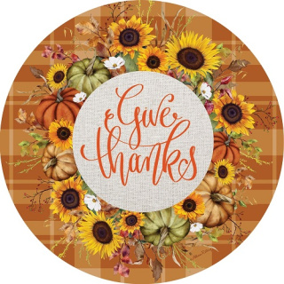 Give Thanks Wreath Stepping Stone | Stepping Stones | Pavers