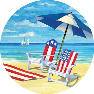 Patriotic Beach Suncatcher | Suncatchers | Sun Catchers