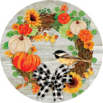 Pumpkin Wreath Stepping Stone | Stepping Stones | Pavers