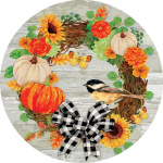 Pumpkin Wreath Suncatcher | Suncatchers | Sun Catchers