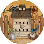 Spring Birdhouse Stepping Stone | Stepping Stones | Pavers