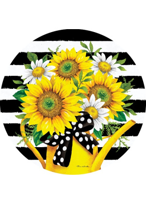 Sunflower Watering Can Stepping Stone | Stepping Stones | Pavers