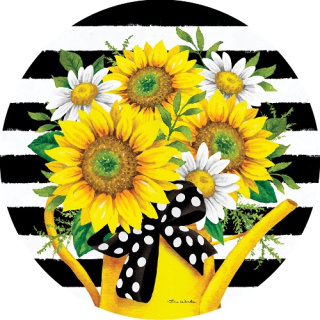 Sunflower Watering Can Stepping Stone | Stepping Stones | Pavers