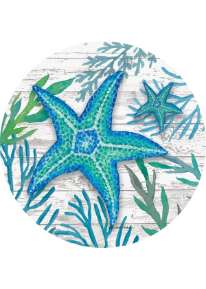 Teal Starfish Stepping Stone | Stepping Stones | Pavers