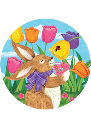 Tulip Bunnies Stepping Stone | Stepping Stones | Pavers