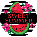 Watermelon Stripes Suncatcher | Suncatchers | Sun Catchers