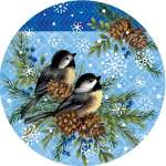 Winter Chickadee Stepping Stone | Stepping Stones | Pavers