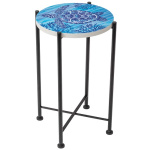 Wrought Iron Stepping Stone Table Image