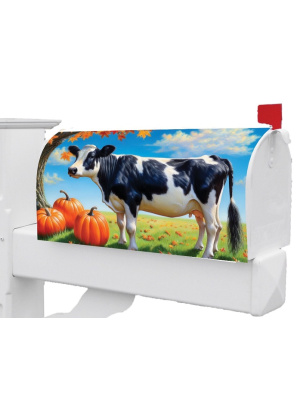 Cow & Pumpkins Mailbox Cover | Mailbox Cover | MailWraps