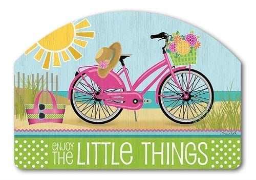 Garden Flags House Decorative Décor Morning Beach Ride Yard Sign Signs Garden House Flags